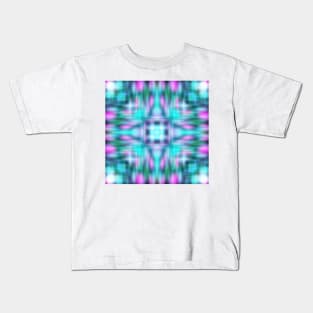 Tie dye pattern blue and pink Kids T-Shirt